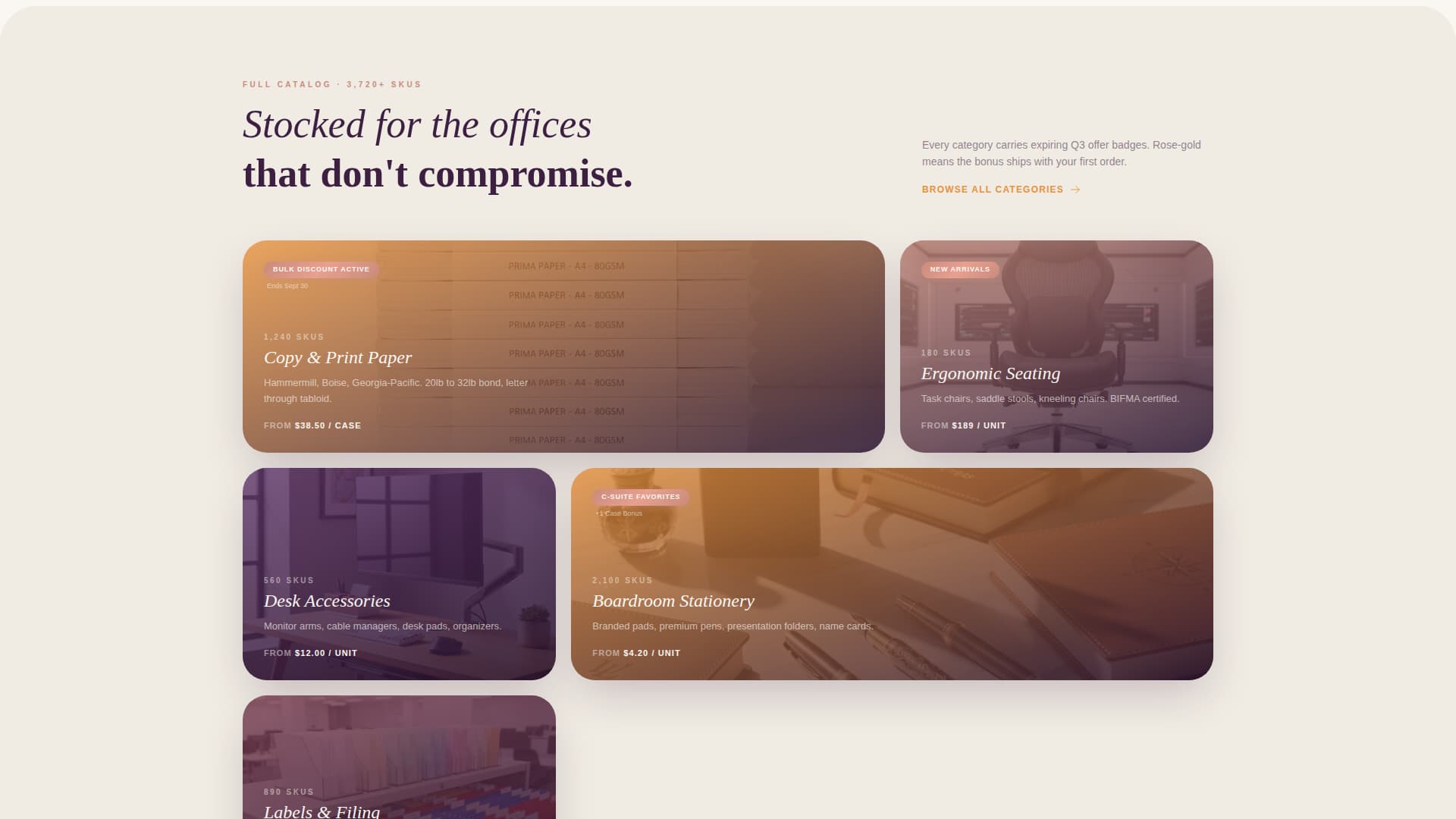 Restock - Premium Officesupplies Landing Page Template