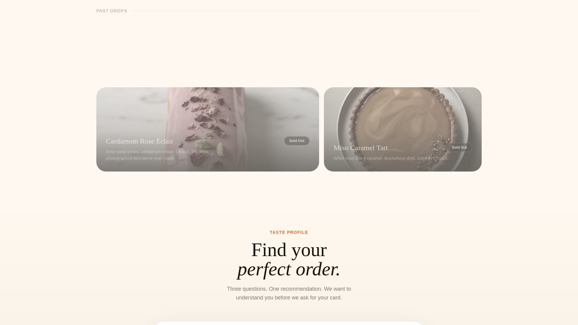Proof - Exclusive Bakery Landing Page Template