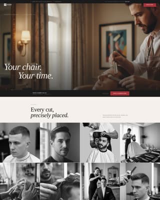 On-Demand Business Specialist Booking Website Template