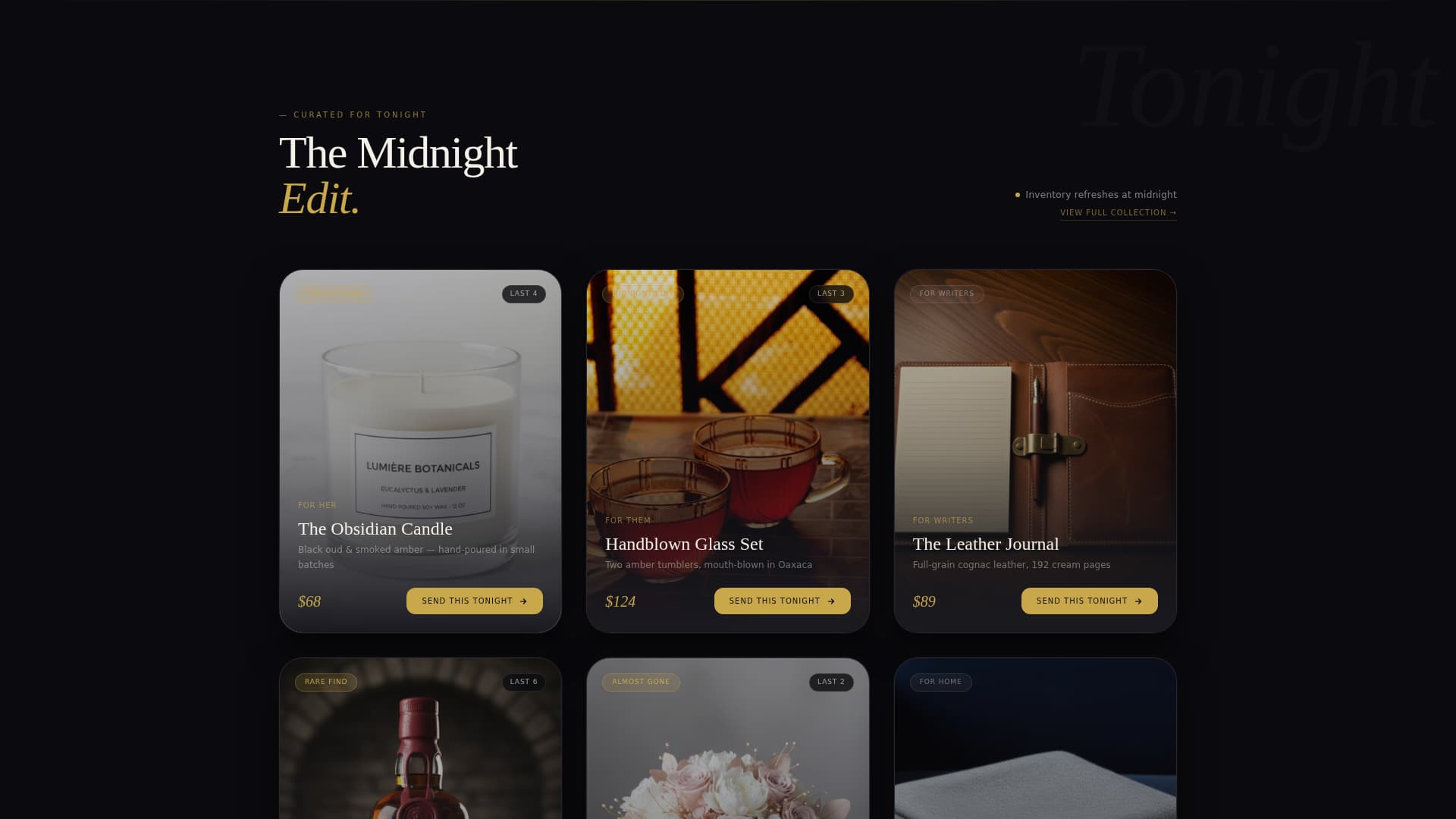 Gifted - Luxe On-Demand Landing Page Template