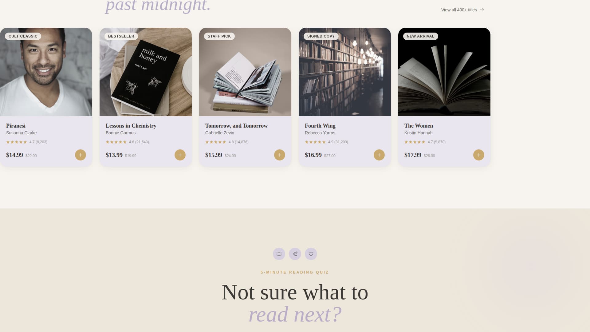 Books & Stationery Store Booking Website Template