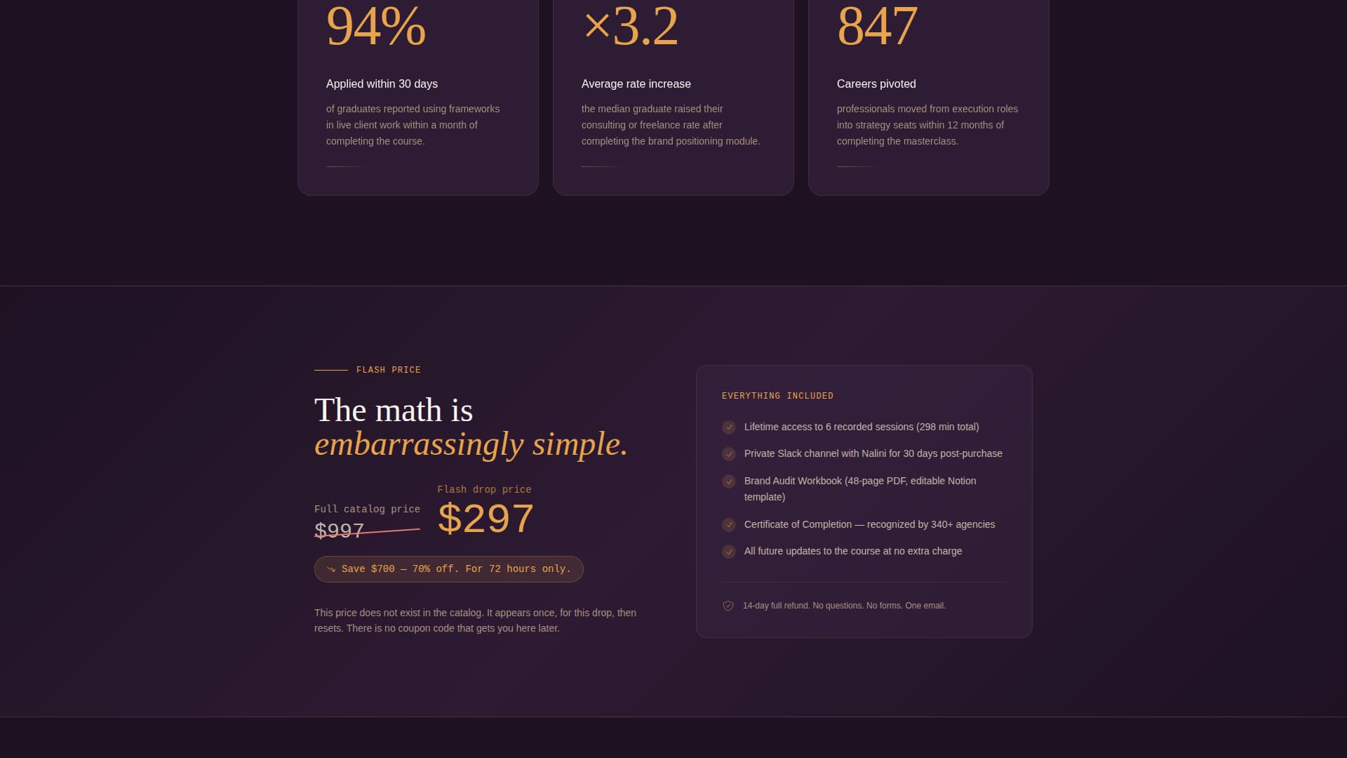 Enroll - Exclusive Masterclass Landing Page Template