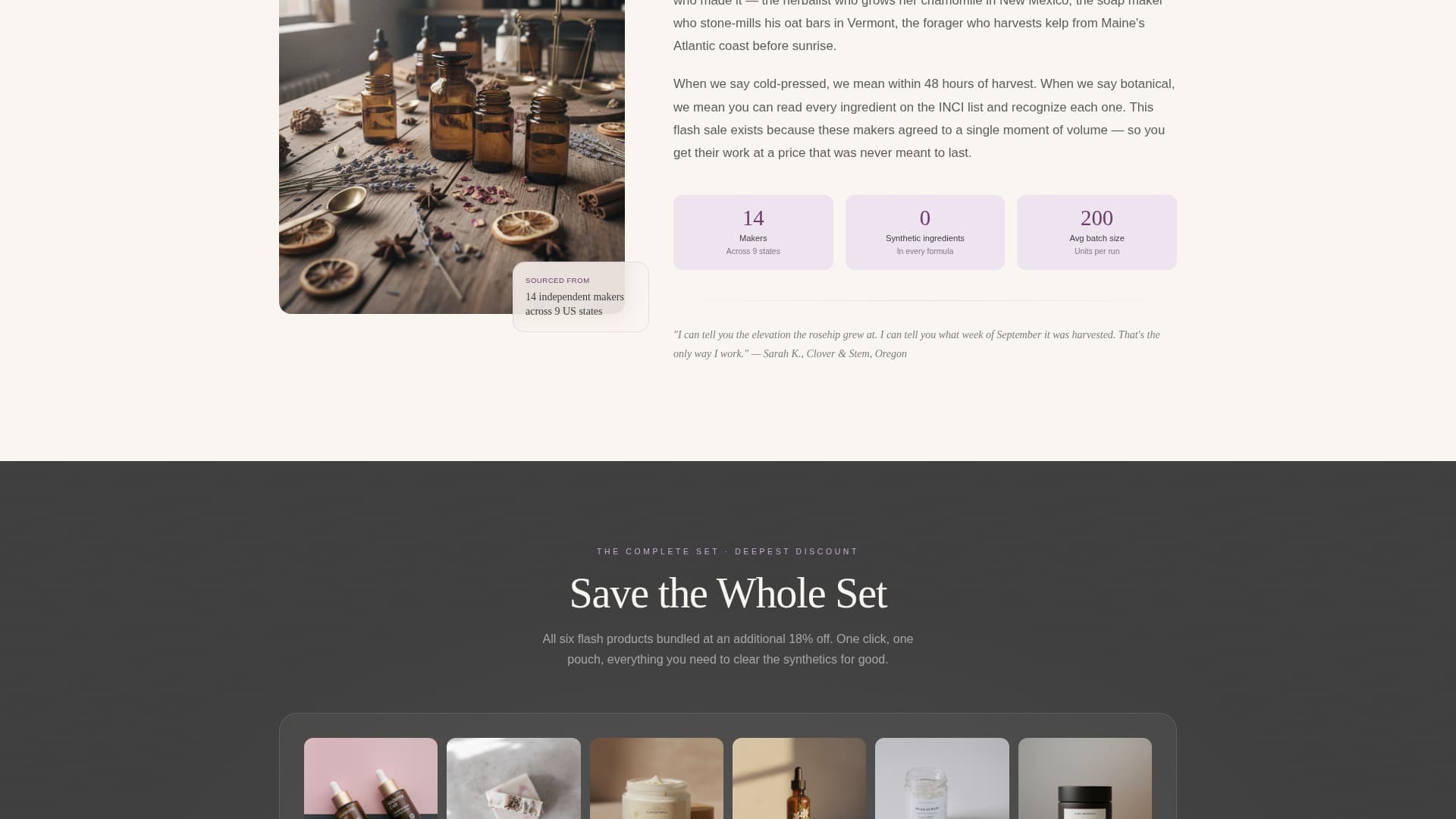 Bloom - Luxe Botanical Landing Page Template