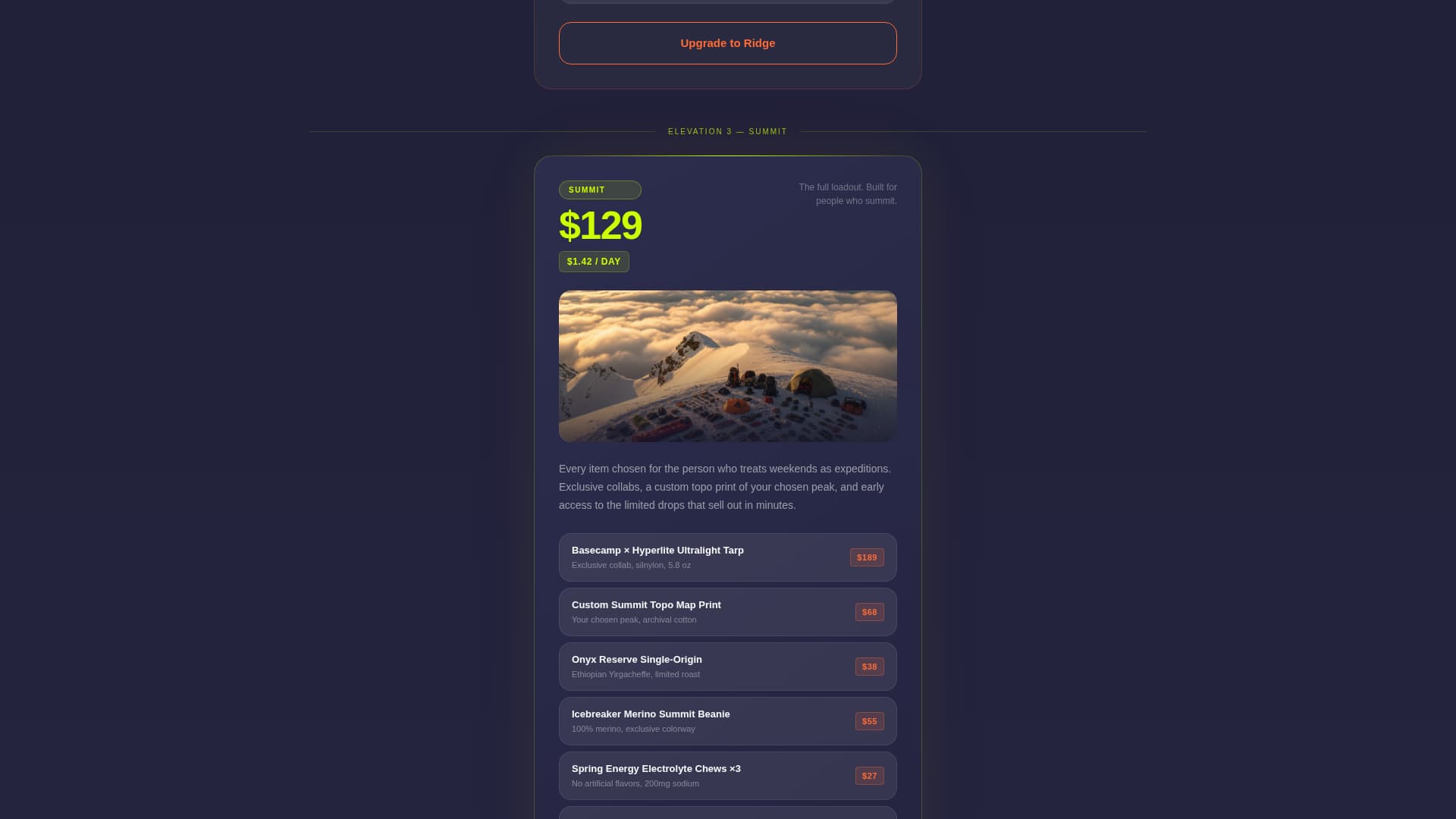 Basecamp - Rugged Adventure Landing Page Template