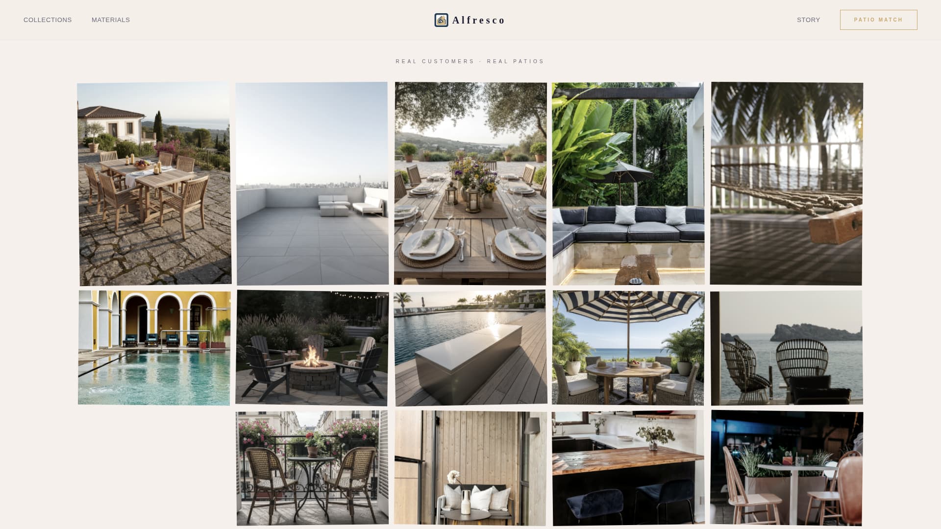 Alfresco - Elegant Outdoor Landing Page Template