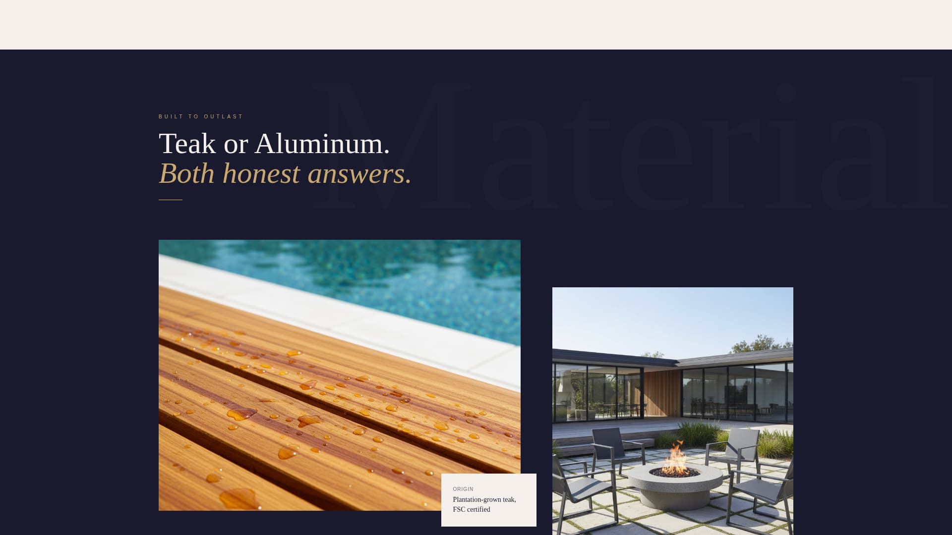 Alfresco - Elegant Outdoor Landing Page Template