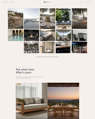 Alfresco - Elegant Outdoor Landing Page Template