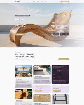 Terrace - Luxe Outdoor Landing Page Template
