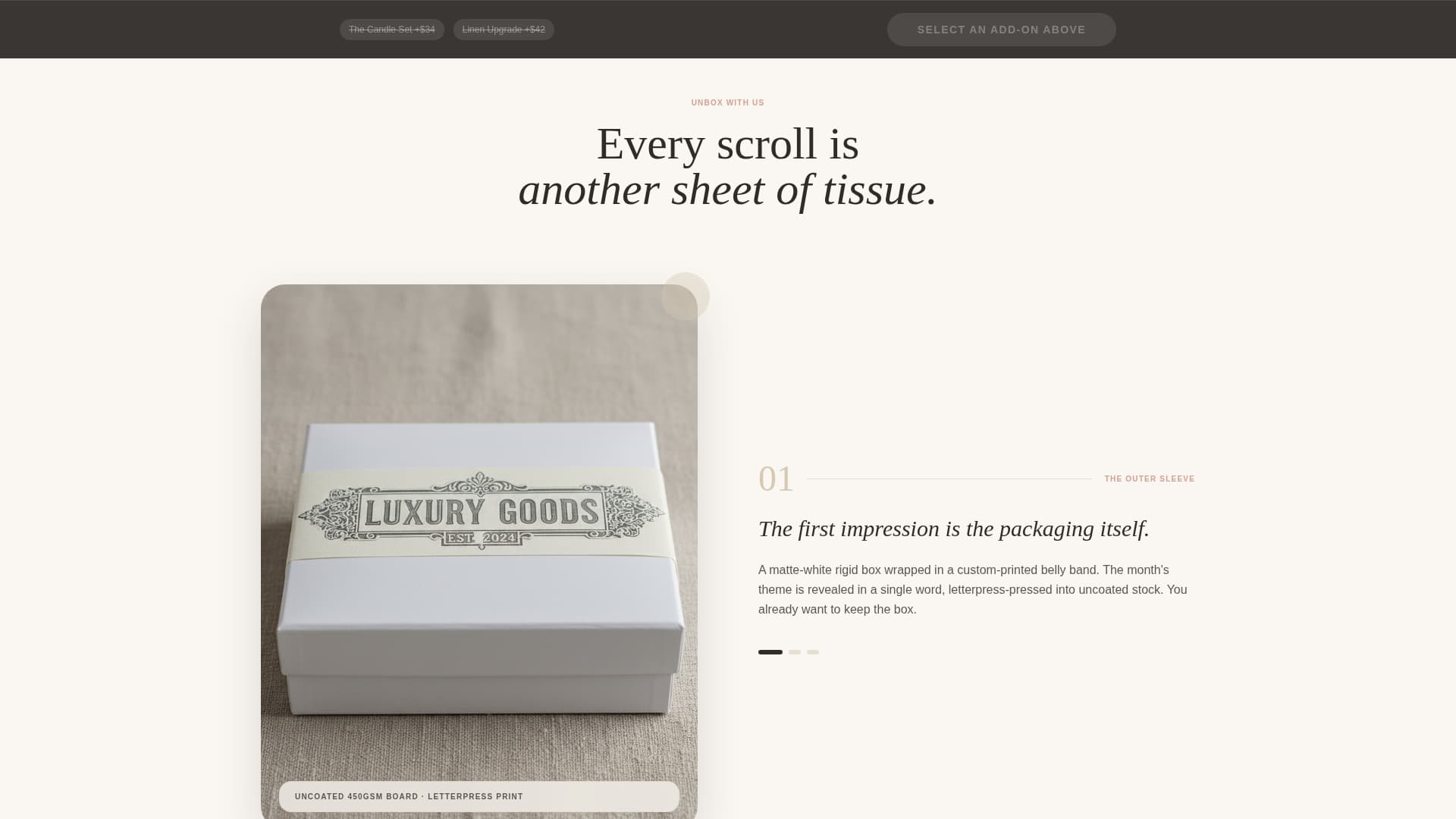 Confetti - Curated Party Landing Page Template