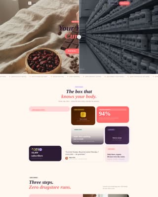 Cycle - Curated Subscription Landing Page Template