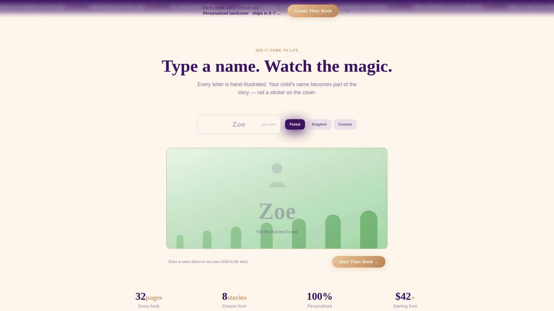 Storybook - Enchanting Children's Book Landing Page Template