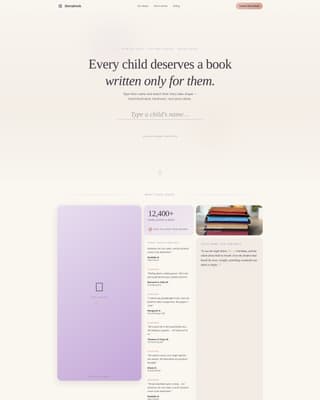 Storybook - Enchanting Children's Landing Page Template