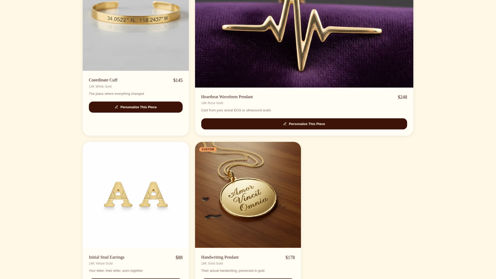 Engrave - Elegant Jewelry Boutique Landing Page Template