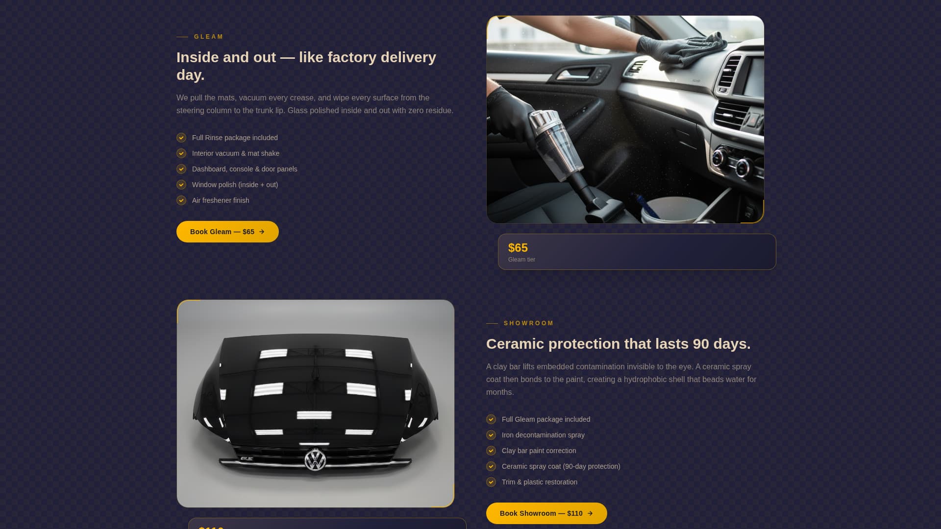 Suds - Gleaming Mobile Wash Landing Page Template