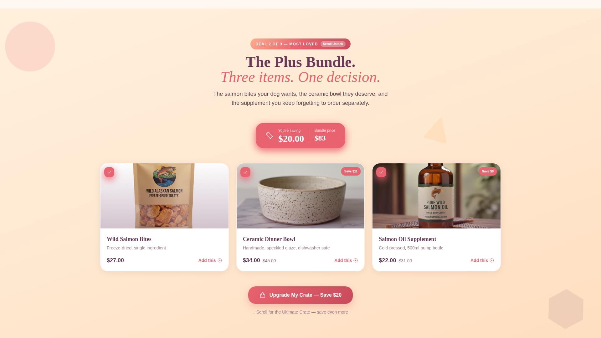 Fetch - Premium Petshop Landing Page Template