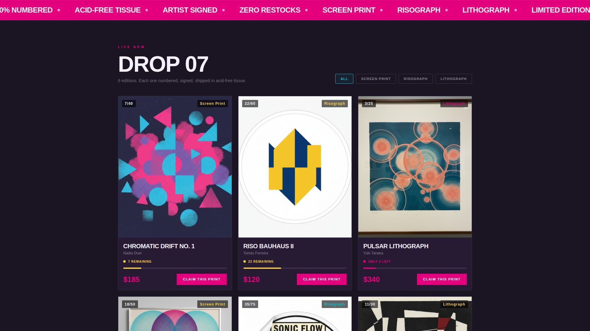 Dealprints - Electrifying Artedition Landing Page Template