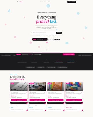 Printpress - Vibrant Copyshop Landing Page Template