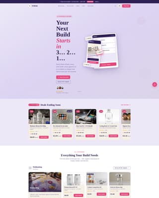 Forge - Dynamic Cosplay Landing Page Template