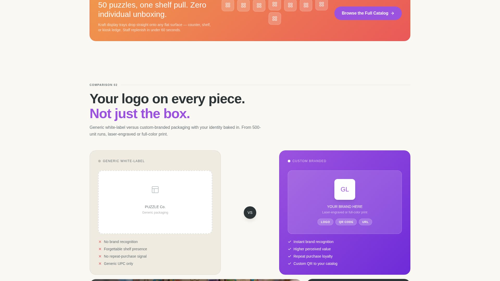 Gridlock - Playful Wholesale Landing Page Template