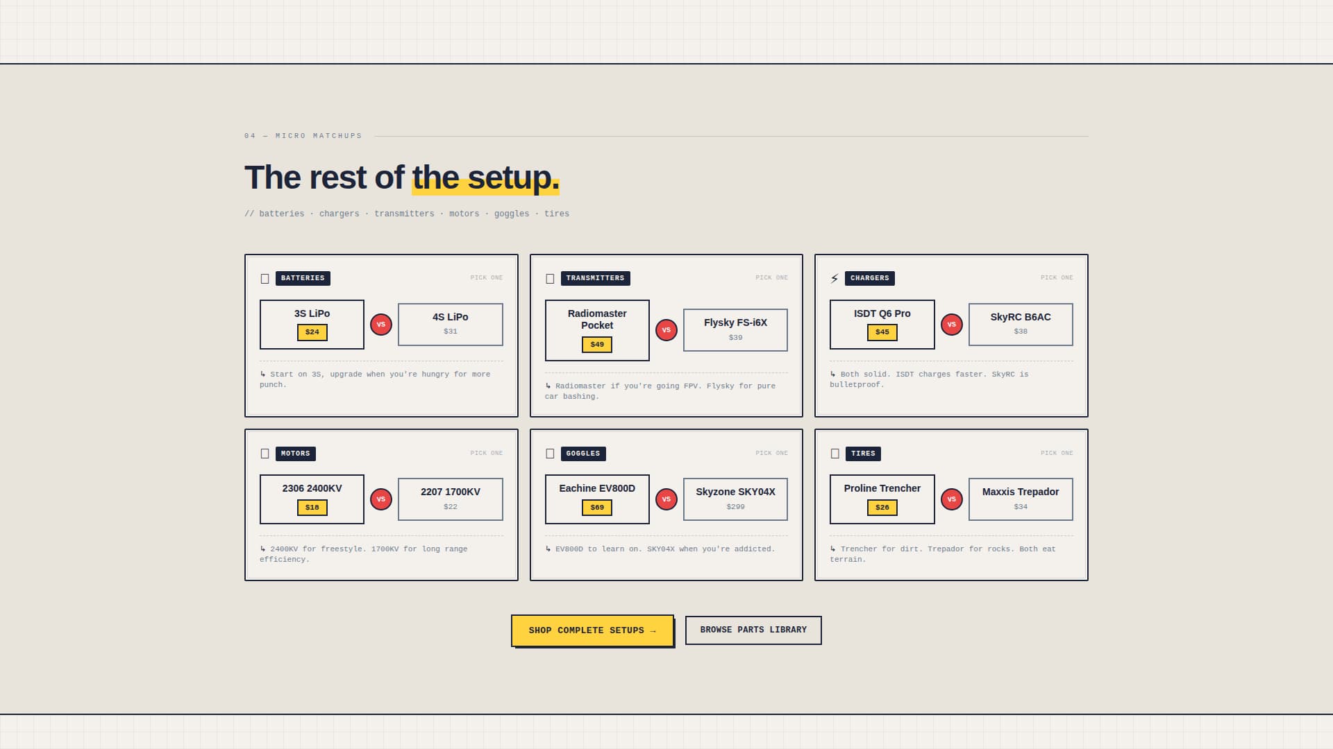 Throttle - High-Octane Hobby Landing Page Template
