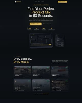 Throttle - Dynamic Wholesale Landing Page Template