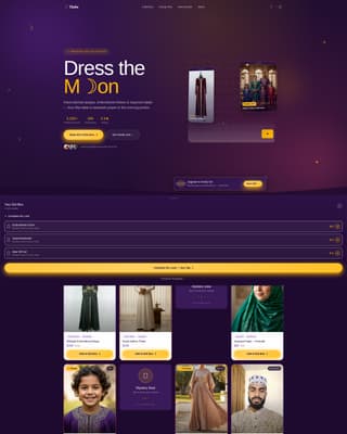 Thobe - Festive Modest Fashion Landing Page Template
