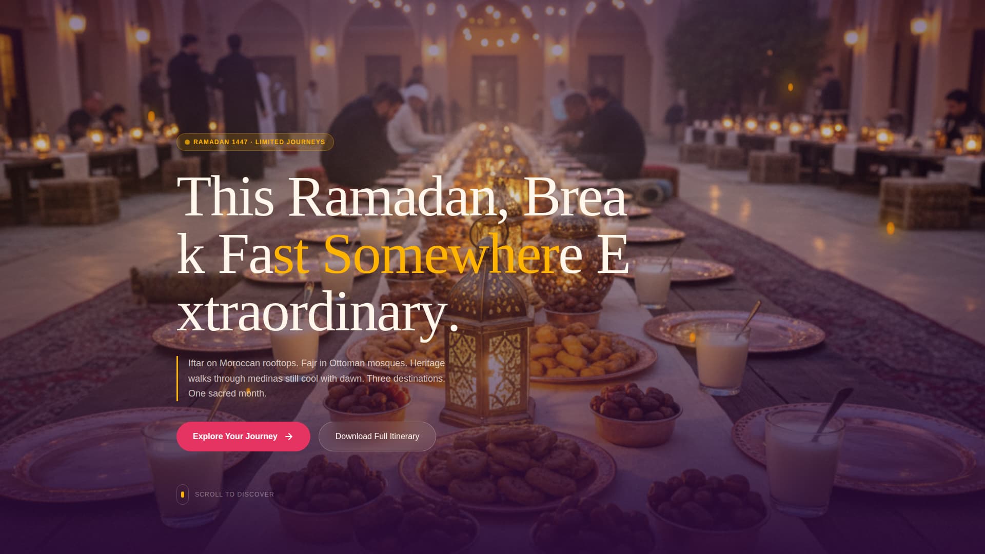 Ramadan - High-Converting Catering Landing Page Template