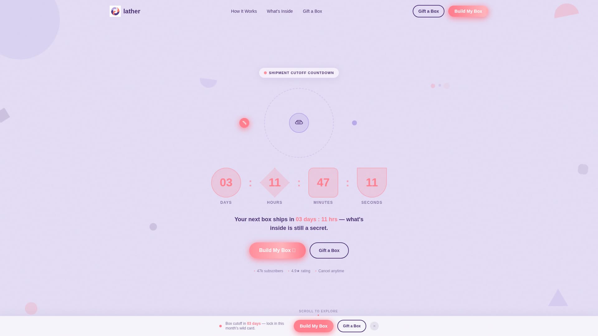 Lather - Delightful Shaving Landing Page Template