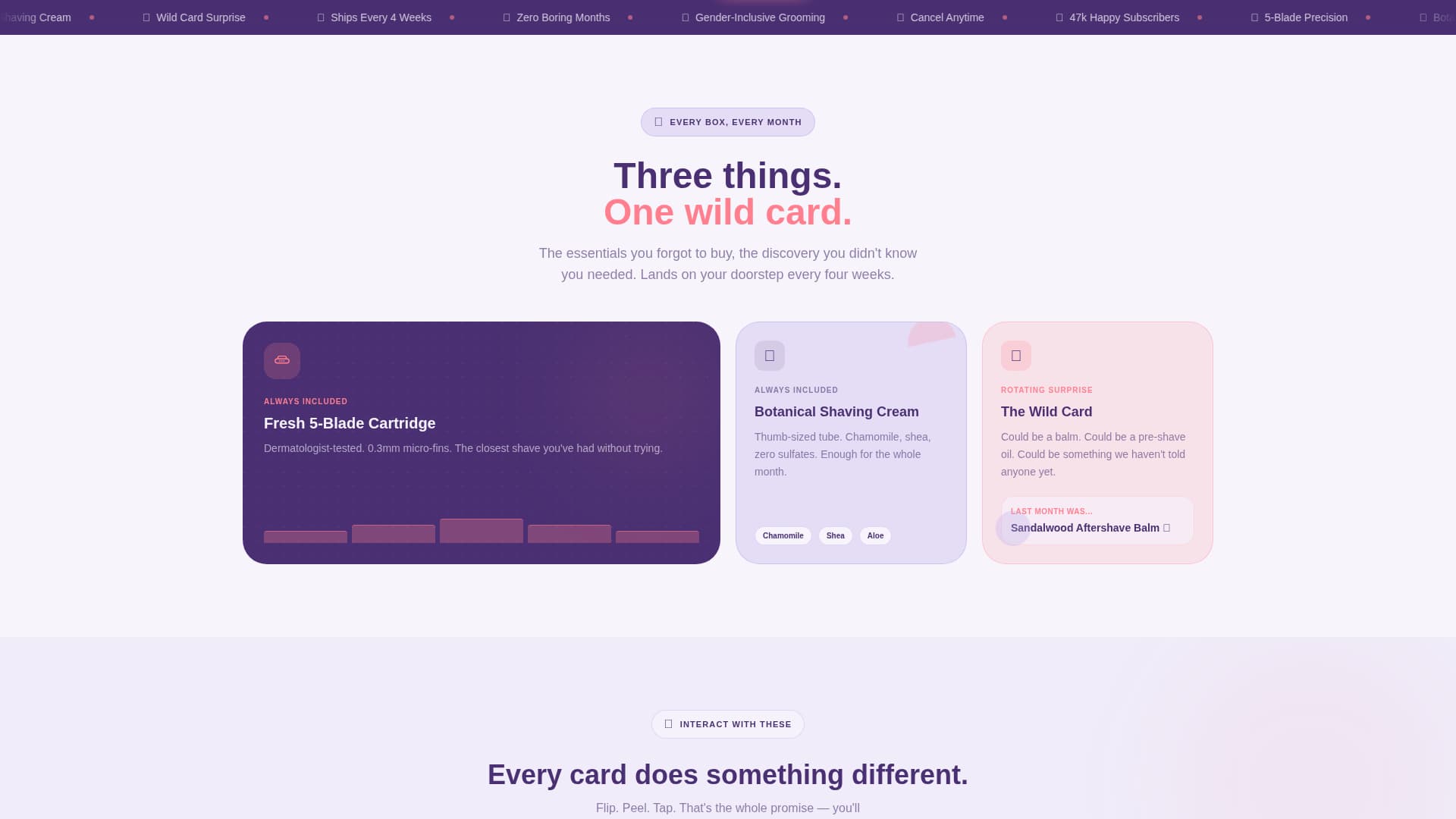 Lather - Delightful Shaving Landing Page Template