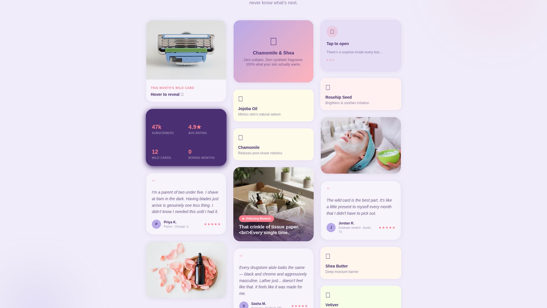 Lather - Delightful Shaving Landing Page Template