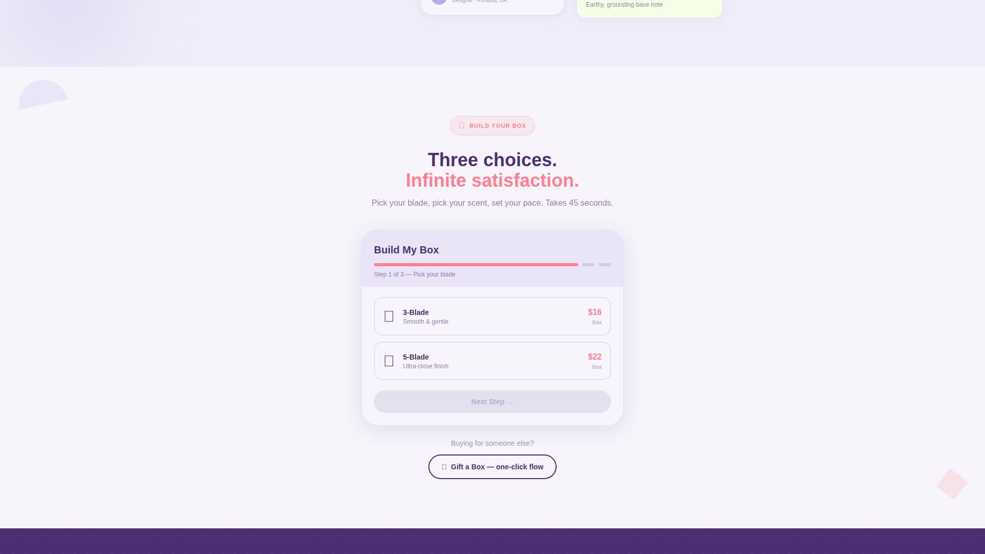 Lather - Delightful Shaving Landing Page Template