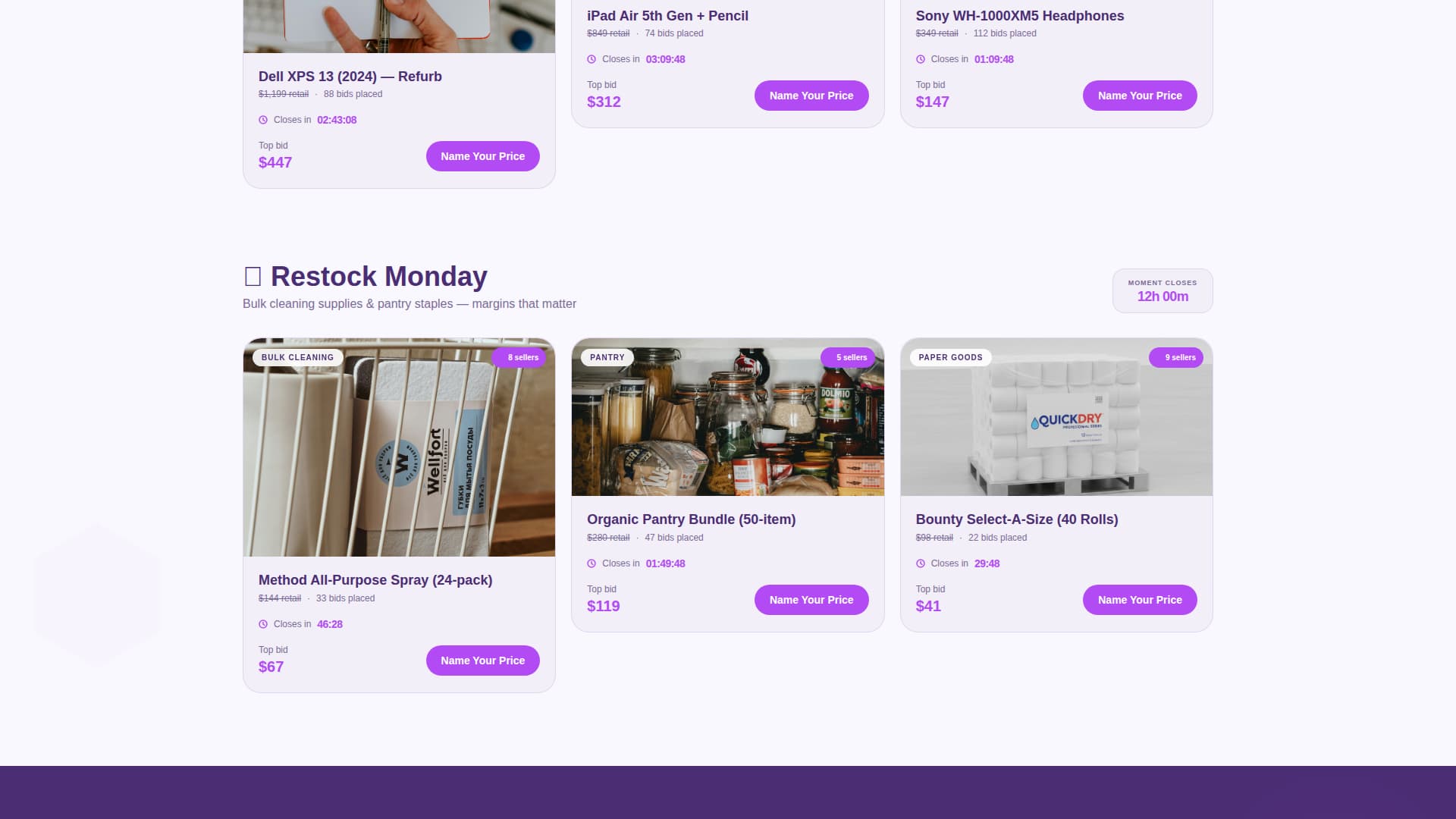 Gavel — Compelling Estate Auction Landing Page Template
