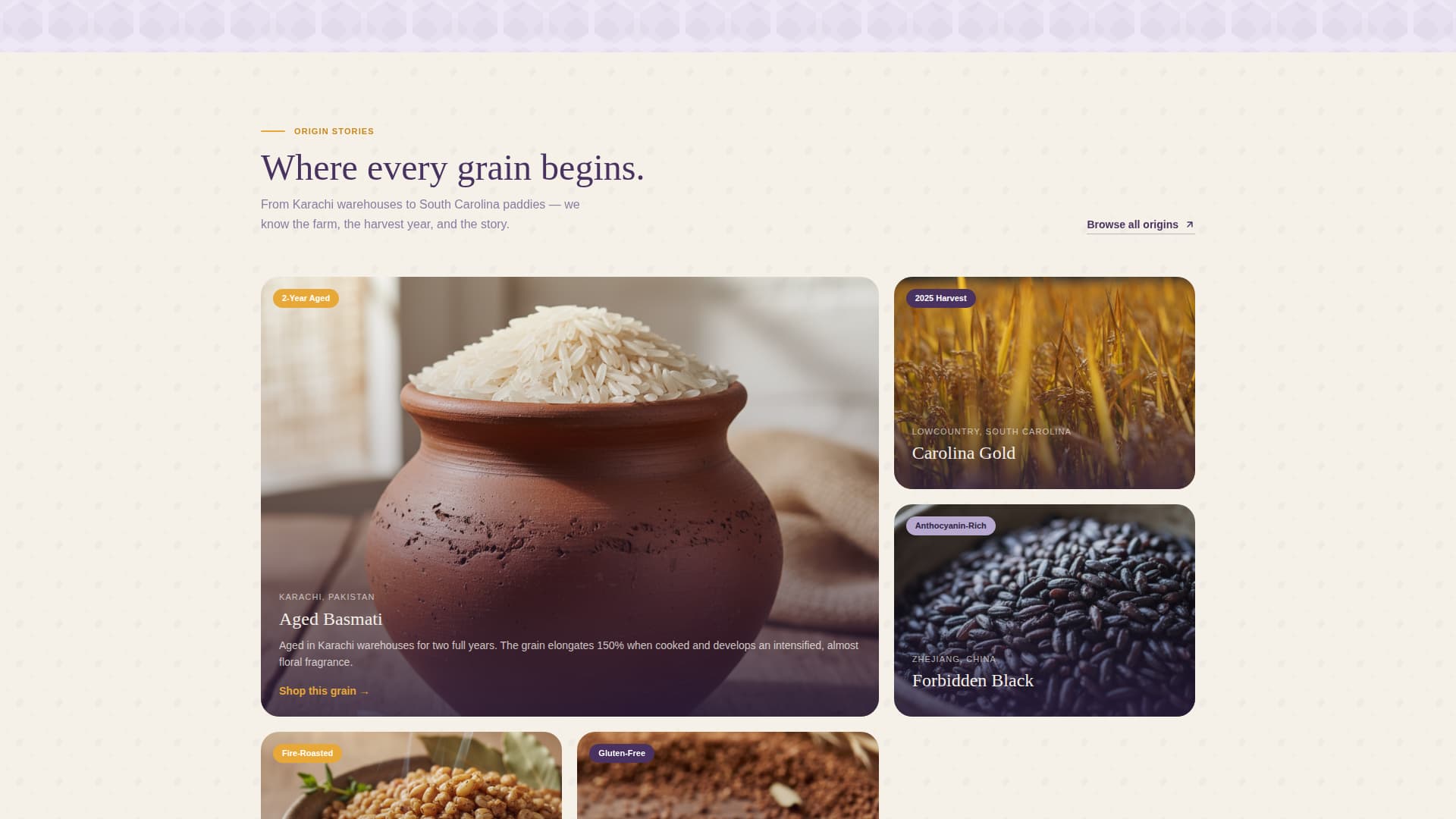 Grain - Artisan Specialty Landing Page Template