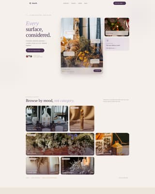 Hearth - Seasonal Décor Landing Page Template