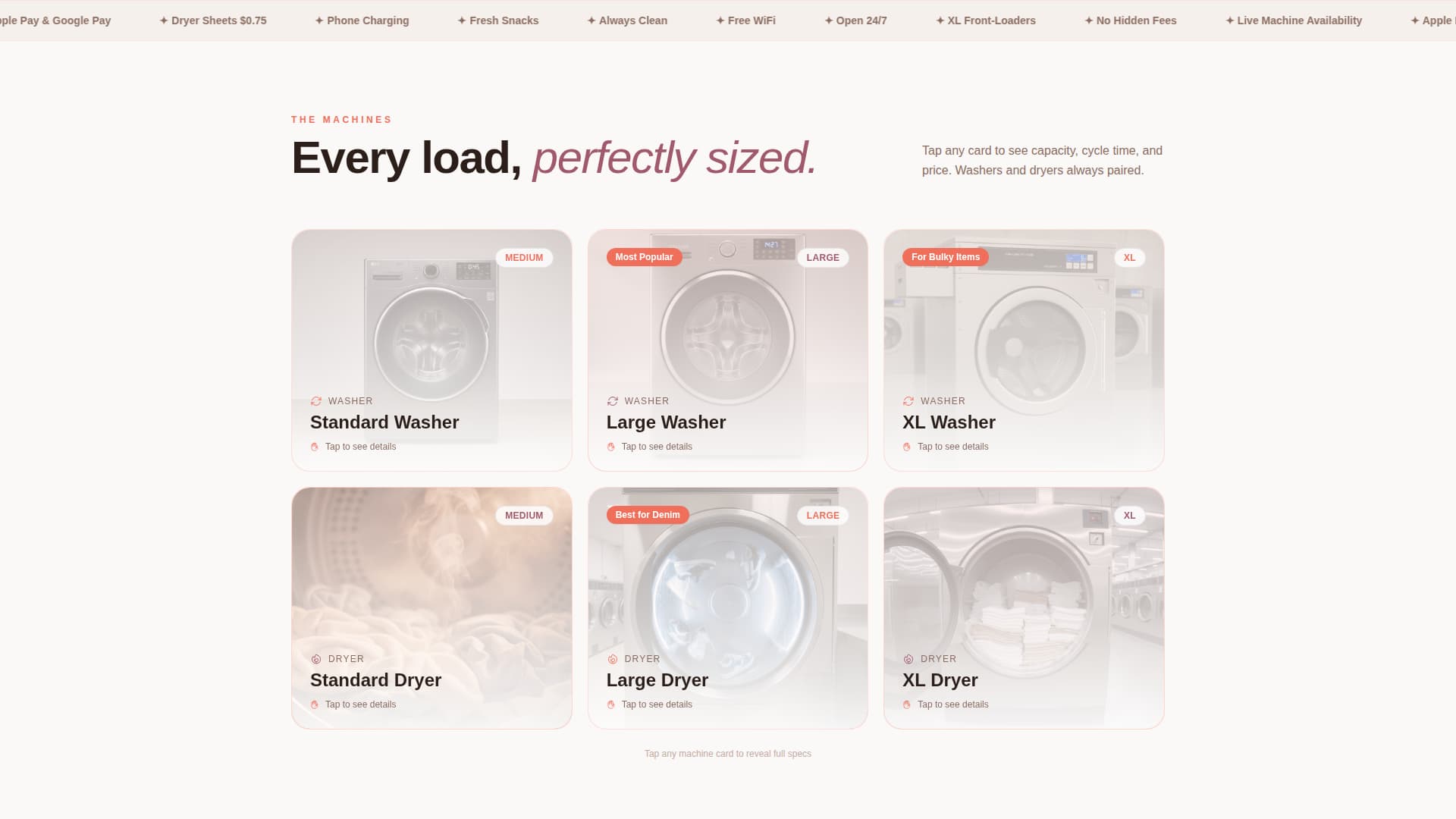 Spin - Vibrant Laundromat Landing Page Template