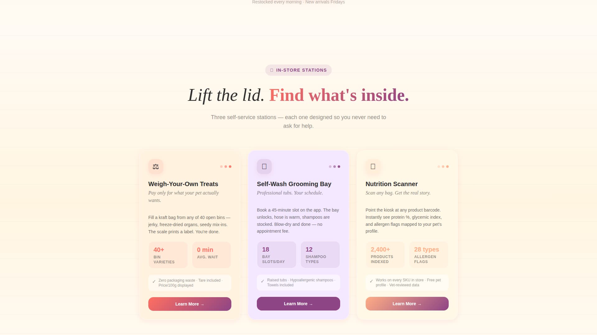 Fetch - Vibrant Petshop Landing Page Template