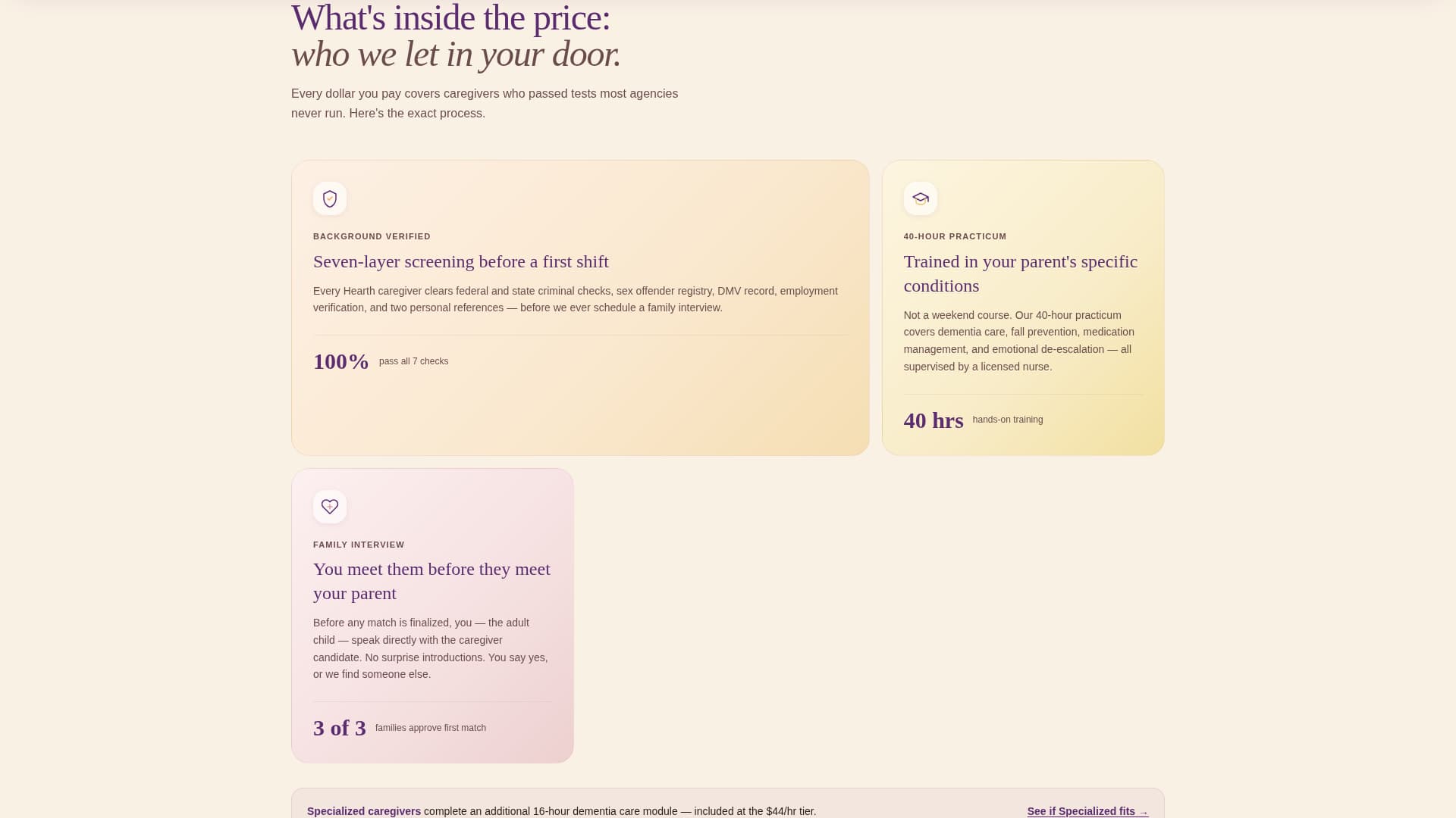 Hearth - Compassionate Caregiving Landing Page Template