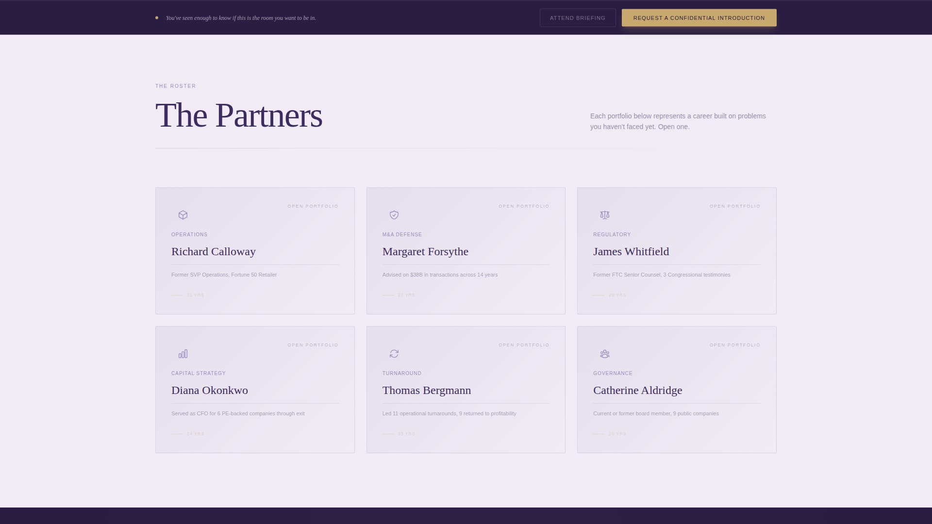 Counsel - Elite Consulting Landing Page Template