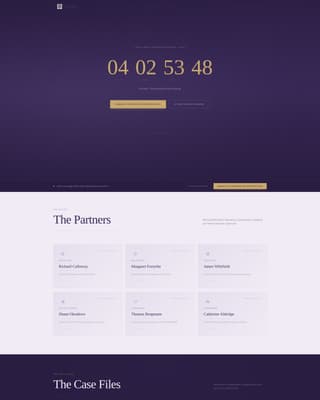 Counsel - Elite Consulting Landing Page Template