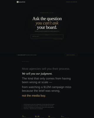Founding - Elite Agency Landing Page Template