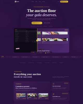 Gavel - Elegant Auction Landing Page Template