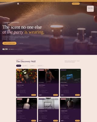 Essence - Captivating Perfume Landing Page Template