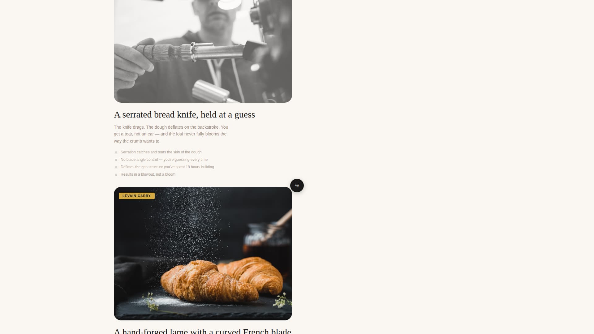 Levain - Artisan Sourdough Landing Page Template