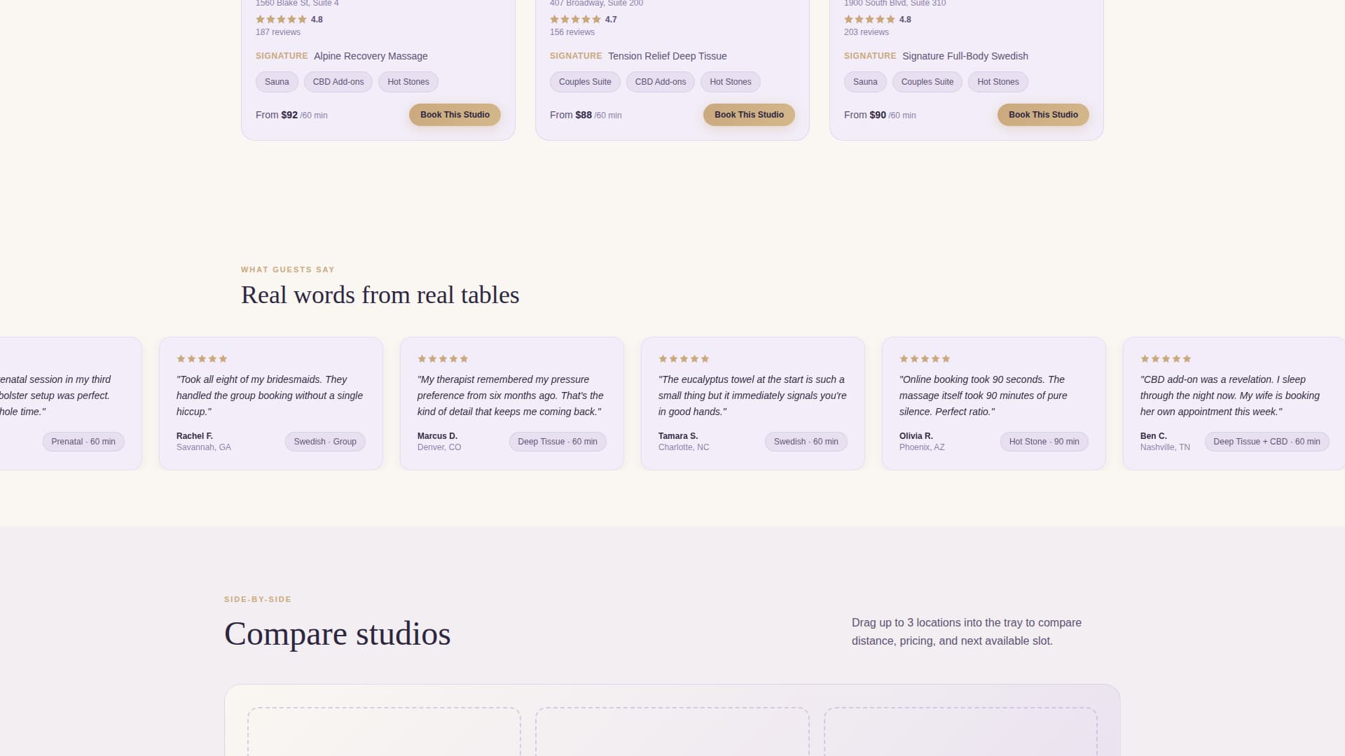 Unwind - Serene Spa Landing Page Template