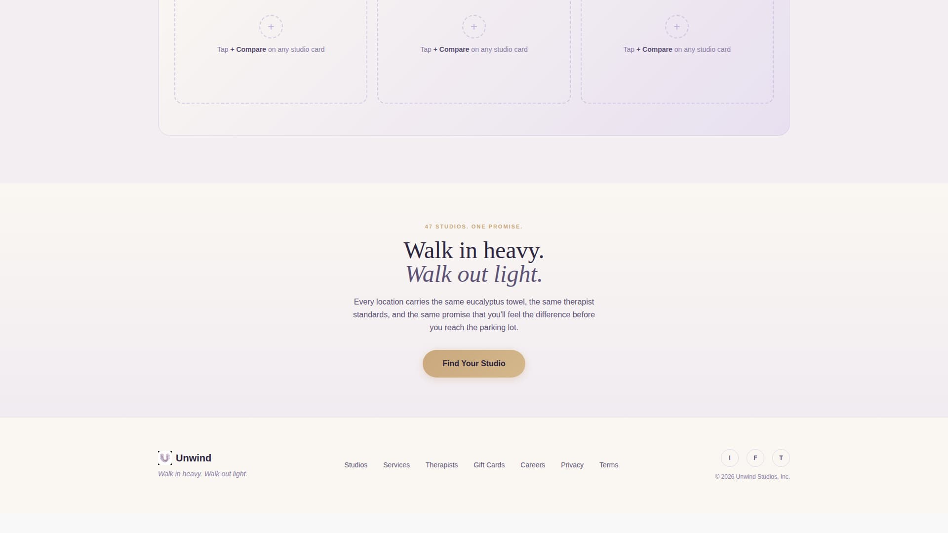 Unwind - Serene Spa Landing Page Template