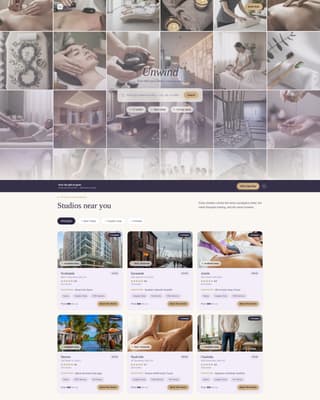 Unwind - Serene Spa Landing Page Template