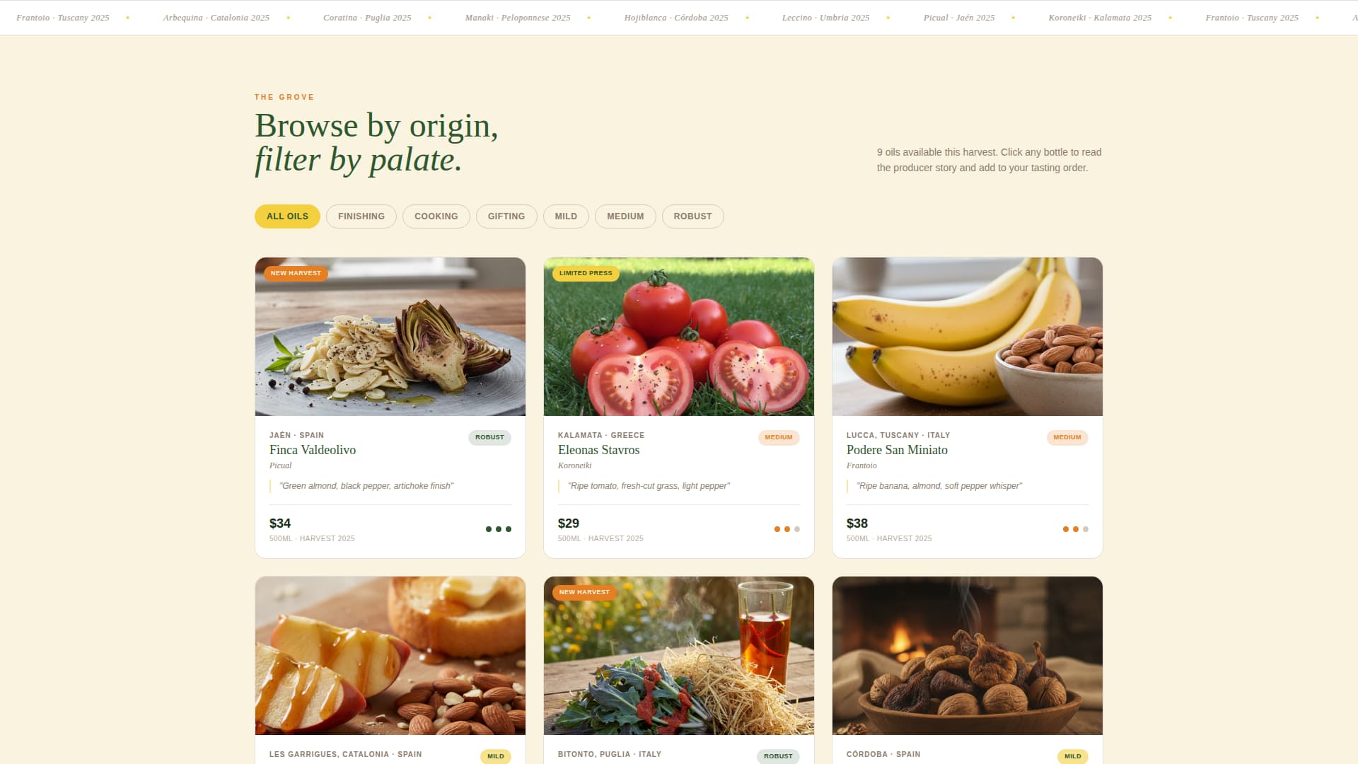 Grove - Curated Artisan Landing Page Template