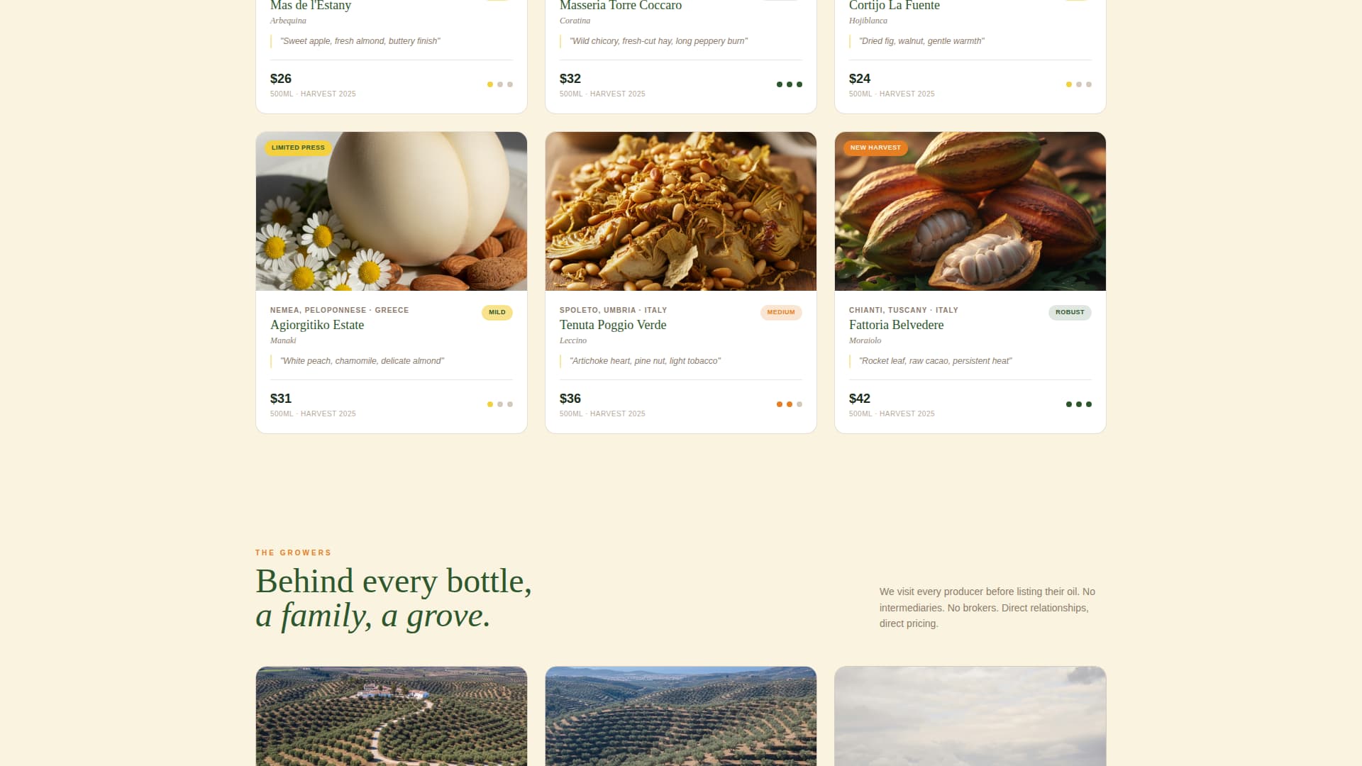 Grove - Curated Artisan Landing Page Template