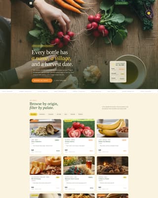 Grove - Curated Artisan Landing Page Template