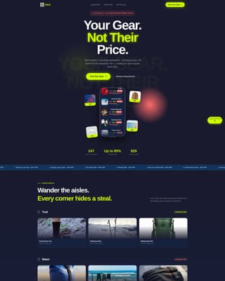Haul - Unbeatable Outdoor Landing Page Template